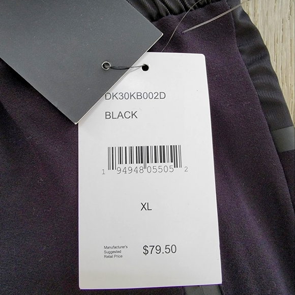 BRAND NEW DKNY Black Joggers Pants Men's Size XL - Picture 5 of 5